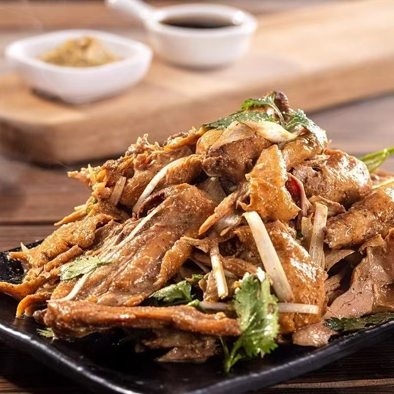 芥末香鸡,馋口小禾,昌德食材,昌德食品